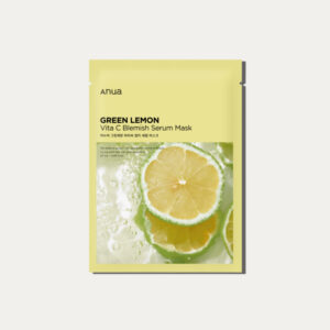 Anua – Green Lemon Vita C Blemish Serum Mask (25 ml * 1 ea)